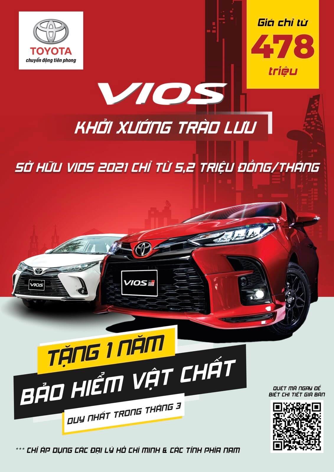 Hiệp hội các Đại lý Toyota TP. Hồ Chí Minh tổ chức Triển lãm giới thiệu các mẫu xe Toyota Vios phiên bản mới